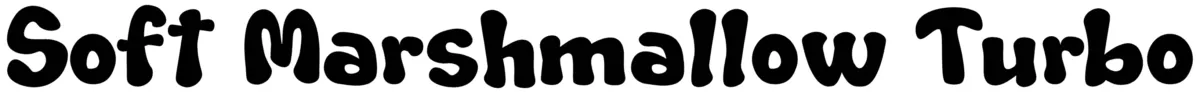 Soft Marshmallow Turbo Font 1