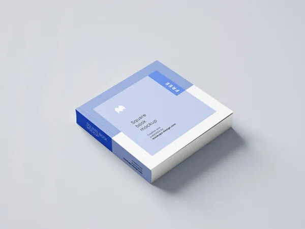 Softcover Square Book Mockups 1