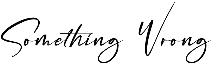 Something Wrong Font 1