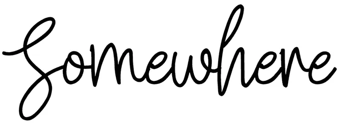 Somewhere Font 1