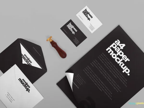 Sophisticated Corporate Stationery Mockup 1