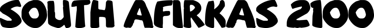 South Afirkas 2100 Font 1