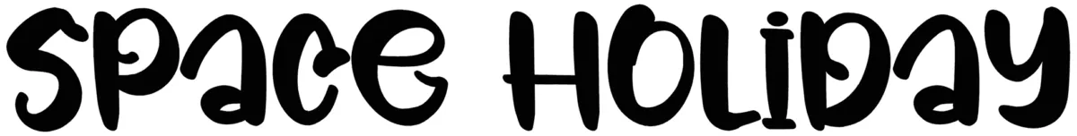 Space Holiday Font 1