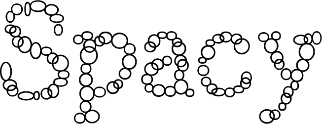 Spacy Font 1