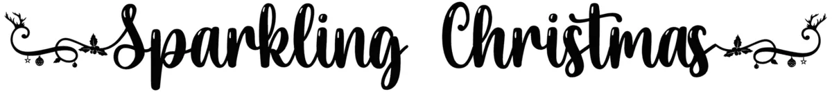 Sparkling Christmas Font 1