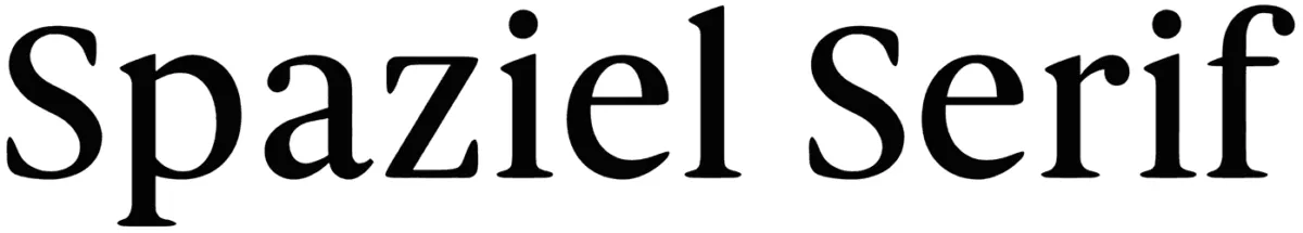 Spaziel Serif Font 1