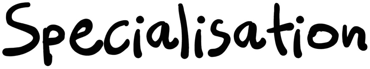 Specialisation Font 1