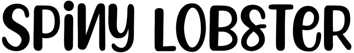 Spiny Lobster Font 1