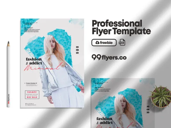 Splash Summer Sales Flyer Template 1