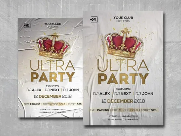 Splendor Club Party Flyer Template 1