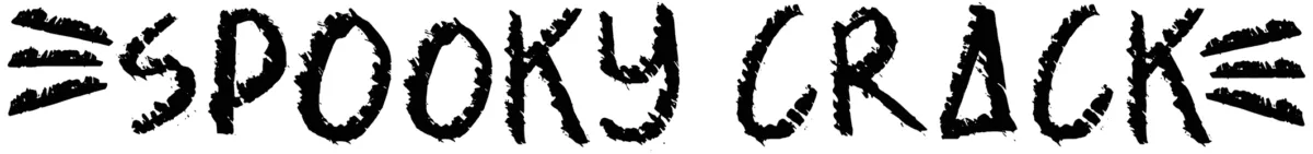Spooky Crack Font 1