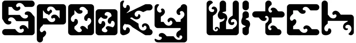 Spooky Witch Font 1