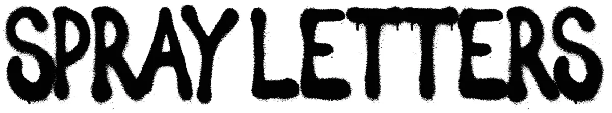 Spray Letters Font 1