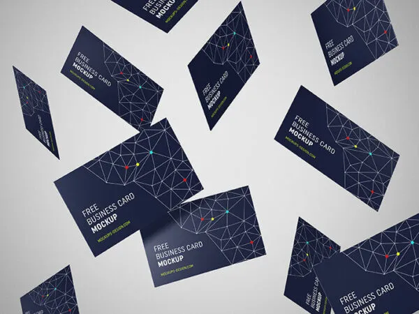 Spreading in the Air Business Cards Mockup 1