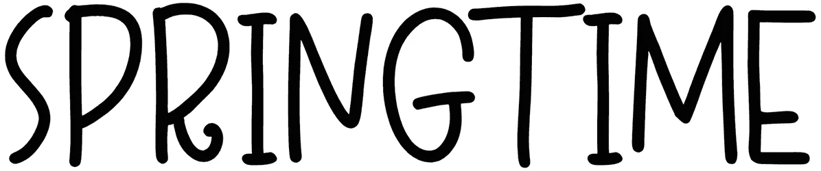 Springtime Font 1