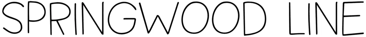 Springwood Line Font 1