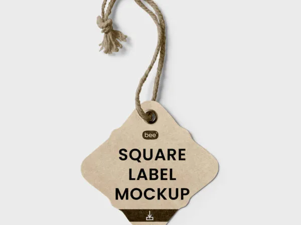 Square Label Mockup in Front Sight 1