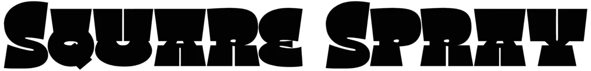 Square Spray Font 1