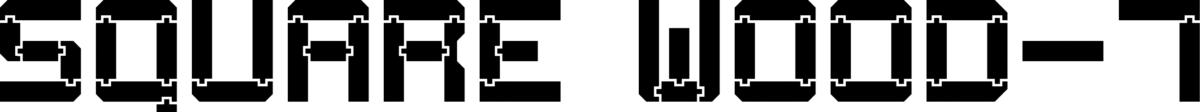 Square Wood 7 Font 1
