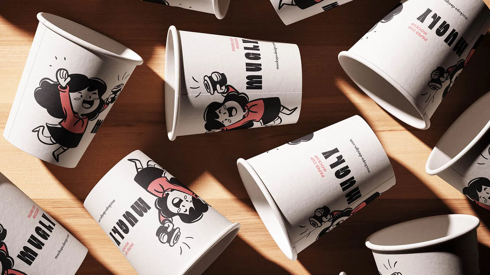 Stacked Paper Cup Mockup Image 2 Designers Lab
