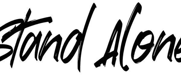 Stand Alone Font 1