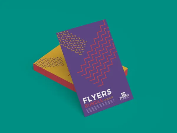 Standard A4 Flyers Bundle Mockup 1