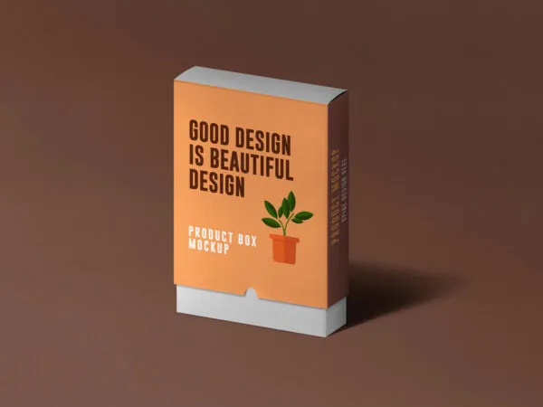 Standing Product Box Mockup 1