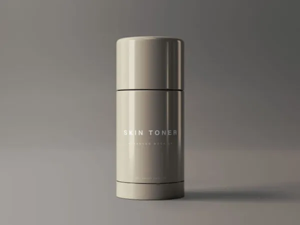 Standing Skin Toner Bottle Mockup 1