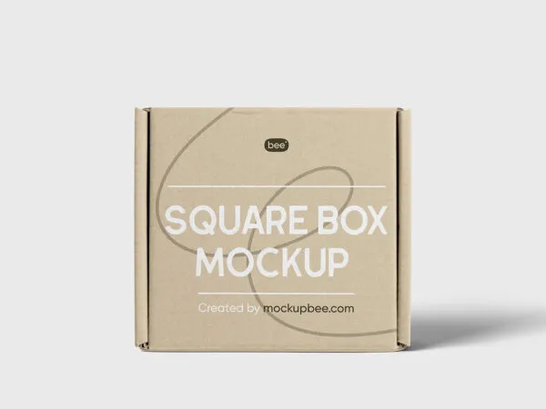 Standing Square Box Mockup 1