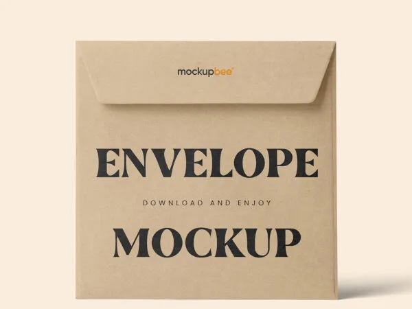 Standing Square Envelope Mockup 1