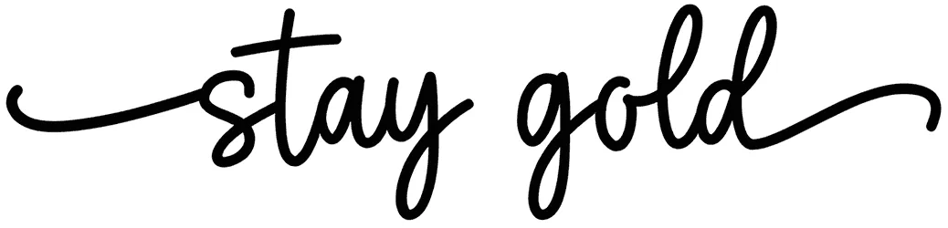 Stay Gold Font 1