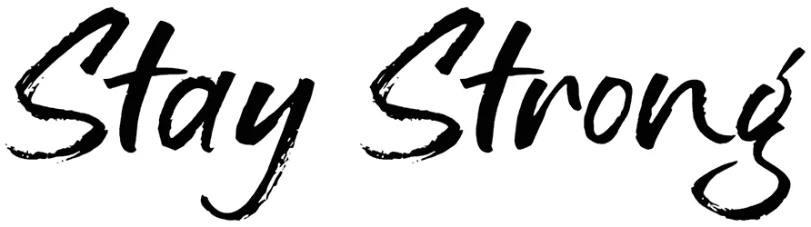 Stay Strong Font 1