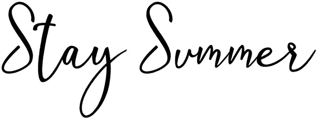 Stay Summer Font 1