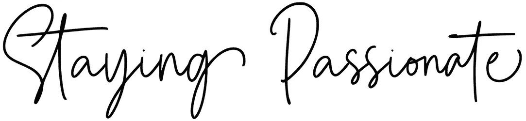 Staying Passionate Font 1