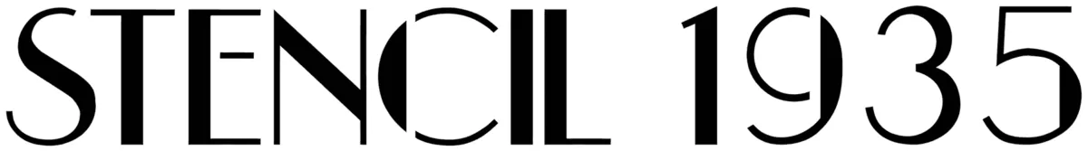 Stencil 1935 Font 1