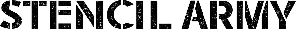 Stencil Army WW I Font 1