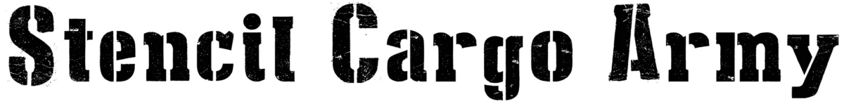 Stencil Cargo Army Font 1