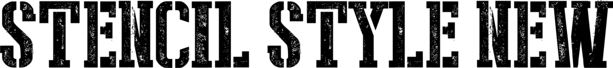 Stencil Style New Font 1