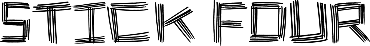 Stick Four Font 1