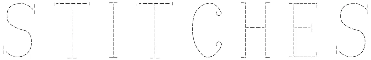 Stitches Font 1