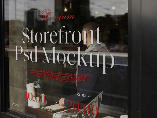 Storefront Cafe Mockup 1