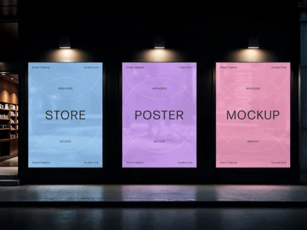 Storefront Posters Mockup 1