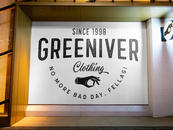 Storefront at Night Mockup 1