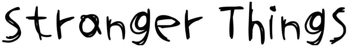 Stranger Things Font 1