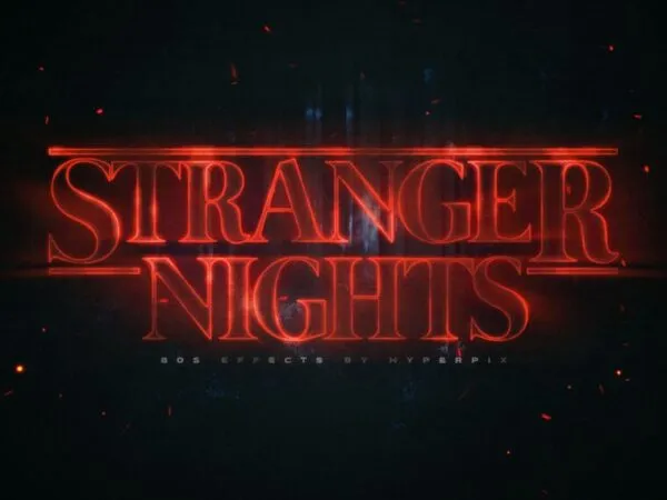 Stranger Things Text Effect 1