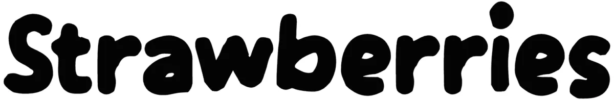 Strawberries Font 1