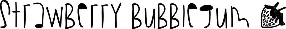 Strawberry Bubblegum Font 1