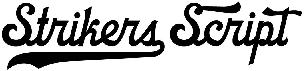 Strikers Script Font 1