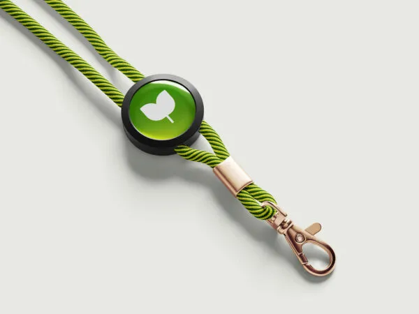 String Lanyard Mockup in 4 Showcases 1