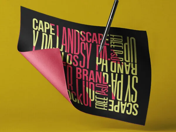 Stylish Brand Paper Mockup 1